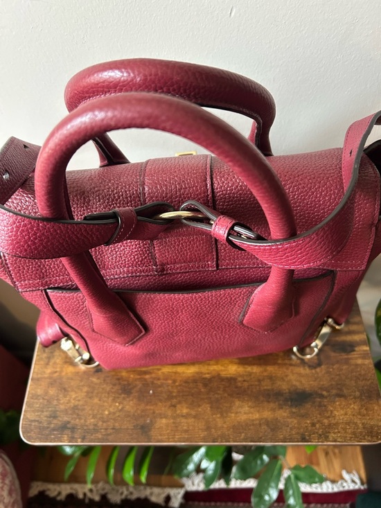 Henri Bendel Rivington Burgundy Leather Convertible Backpack / Purse - Picture 4 of 11